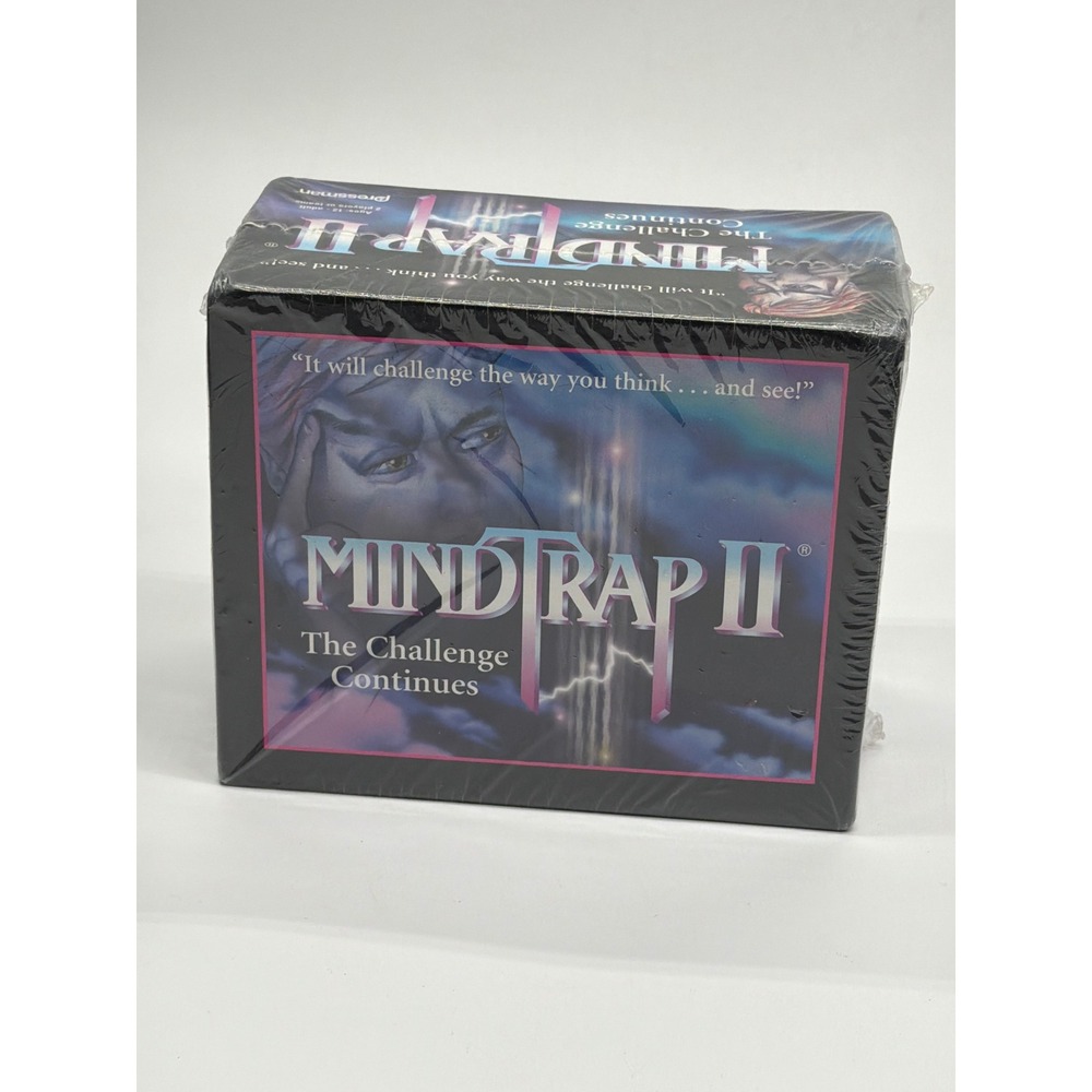 Pressman MindTrap II The Challenge Continues Board Game 1997 New‎ Sealed 3620